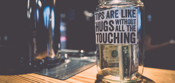 "Tips are like hugs"